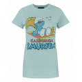 Front - Junk Food Womens/Ladies California Smurfin´ The Smurfs T-Shirt