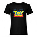 Front - Toy Story Womens/Ladies Distressed Logo Boyfriend T-Shirt
