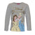 Front - Disney Princess Girls Glitter Long-Sleeved T-Shirt