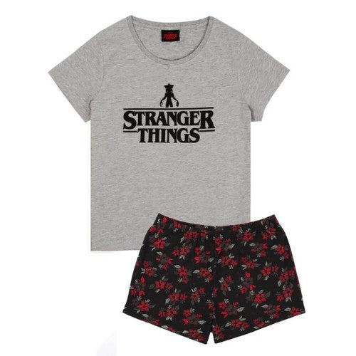 Front - Stranger Things Womens/Ladies Short Pyjama Set
