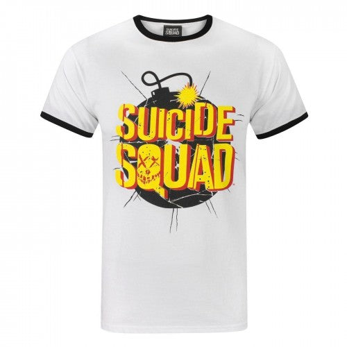 Front - Suicide Squad Unisex Adult Exploding Bomb T-Shirt