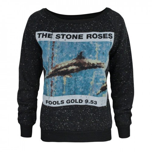Front - Amplified Womens/Ladies Fools Gold The Stone Roses Sweatshirt
