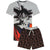 Front - Dragon Ball Z Mens Goku Short Pyjama Set