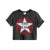 Front - Amplified Womens/Ladies The Clash Logo Crop Top