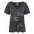 Front - Junk Food Womens/Ladies Kiss The Sky V Neck Top