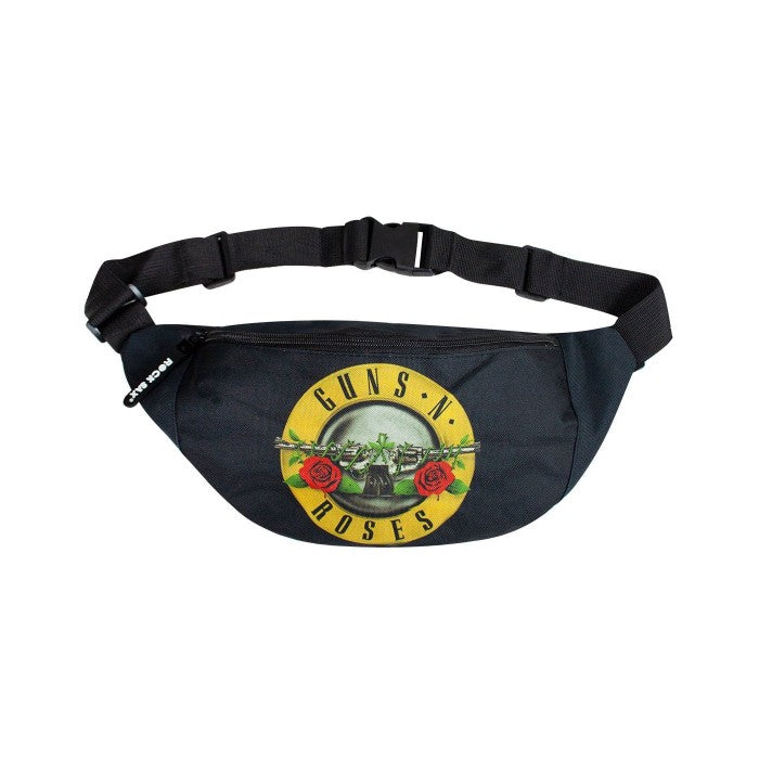 Front - Rock Sax Guns N Roses All-Over Print Bum Bag