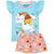 Front - Hey Duggee Girls Unicorn Frill Pyjama Set