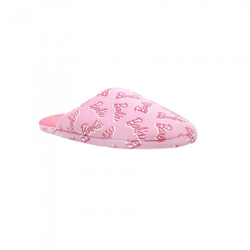 Front - Barbie Girls Repeat Print Slippers