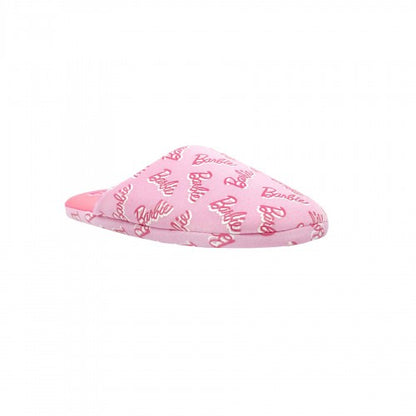 Front - Barbie Girls Repeat Print Slippers