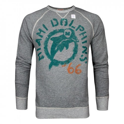 Front - Junk Food Mens Miami Dolphins NFL Sweatshirt
