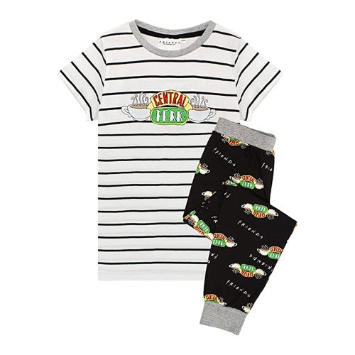 Friends Girls Central Perk Logo Long Pyjama Set Discounts on great Brands