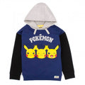 Front - Pokemon Boys Pikachu Face Drawstring Hoodie