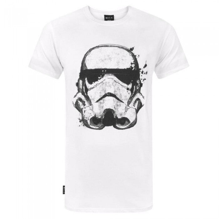 Front - W.C.C Unisex Adult Stormtrooper Star Wars Long T-Shirt