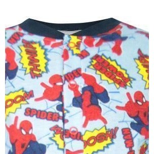 Multicoloured - Back - Spider-Man Baby Boys Sleepsuit
