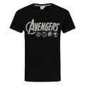 Front - The Avengers Mens Logo Pyjama Set