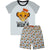 Front - The Lion King Boys Ready To Rule Short Pyjama Set