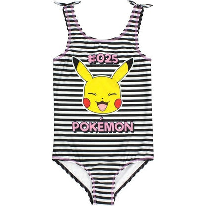 Front - Pokemon Girls Pikachu One Piece Swimsuit