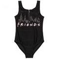 Front - Friends Girls Sunsafe One Piece Swimsuit