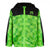 Front - Minecraft Boys Creeper Hooded Waterproof Jacket