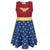 Front - Wonder Woman Girls Costume Dress