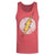 Front - Jack Of All Trades Mens Distressed Dot Logo The Flash Vest