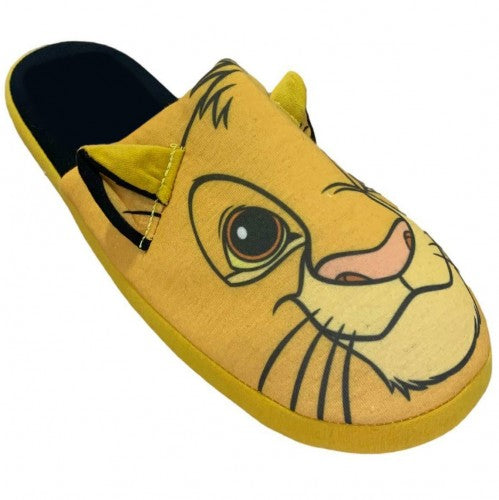 Front - The Lion King Childrens/Kids Simba Polyester Slippers