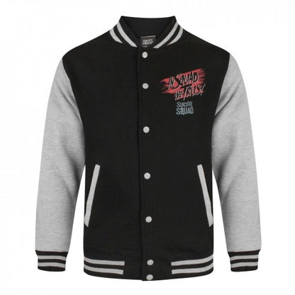 Front - Suicide Squad Mens Varsity Jacket