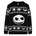 Front - Nightmare Before Christmas Unisex Adult Jack Skellington Knitted Jumper