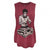 Front - BNA78 Womens/Ladies Gung Fu Scratch Bruce Lee Tank Top