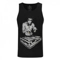 Front - BNA78 Mens Gung Fu Scratch Bruce Lee Vest