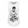 Front - BNA78 Womens/Ladies Gung Fu Scratch Bruce Lee Tank Top