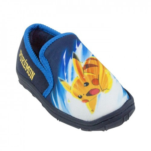 Front - Pokemon Boys Pika Pikachu Slippers
