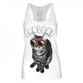 Front - Goodie Two Sleeves Womens/Ladies Cool Cat Tank Top