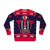 Front - Captain Marvel Womens/Ladies Premium Knitted Christmas Jumper