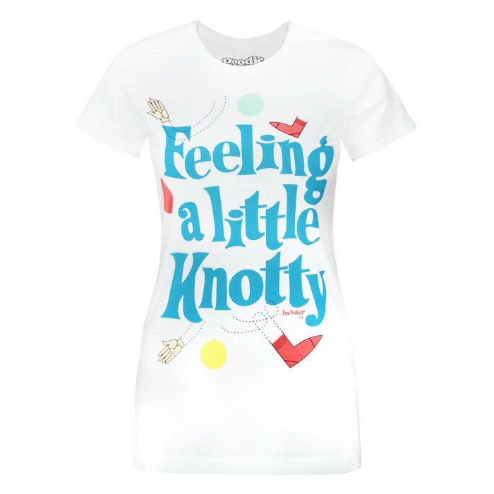 Front - Goodie Two Sleeves Womens/Ladies Feeling Knotty Twister T-Shirt