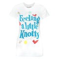 Front - Goodie Two Sleeves Womens/Ladies Feeling Knotty Twister T-Shirt