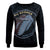 Front - Amplified Womens/Ladies Zig Zag Lick The Rolling Stones Sweatshirt