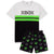 Front - Xbox Mens Colour Block Short Pyjama Set