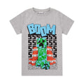 Front - Minecraft Boys Boom T-Shirt