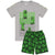 Front - Minecraft Childrens/Kids Short Pyjama Set
