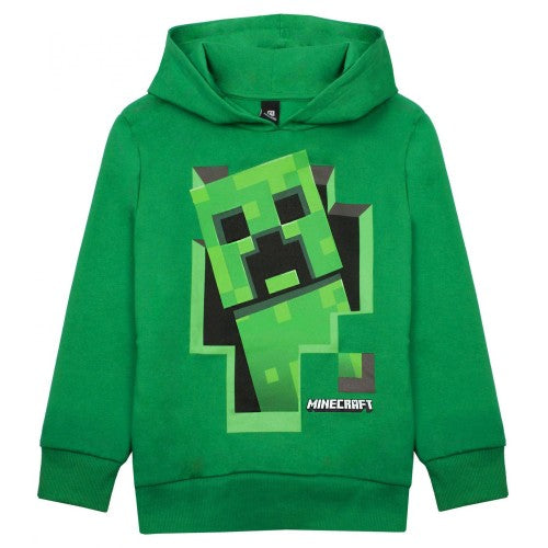 Front - Minecraft Boys Inside Creeper Hoodie