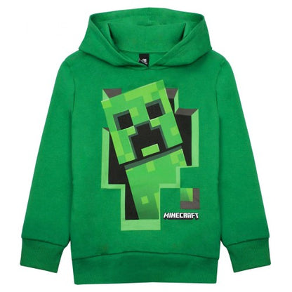 Front - Minecraft Boys Inside Creeper Hoodie