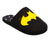 Front - Batman Mens Distressed Logo Slippers