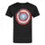 Front - Jack Of All Trades Mens Captain America Distressed Logo T-Shirt