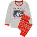 Front - Friends Girls Christmas Pyjama Set
