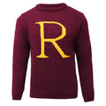 Front - Harry Potter Mens Ron Weasley R Knitted Christmas Jumper