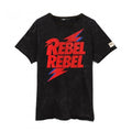 Front - David Bowie Unisex Adult Rebel Rebel T-Shirt