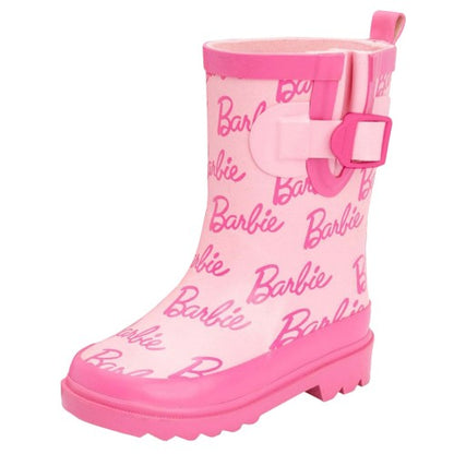 Front - Barbie Childrens/Kids Wellington Boots
