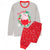 Front - Peppa Pig Mens Daddy Pig Christmas Pyjama Set