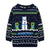 Front - Minecraft Childrens/Kids Snowy Knitted Christmas Jumper